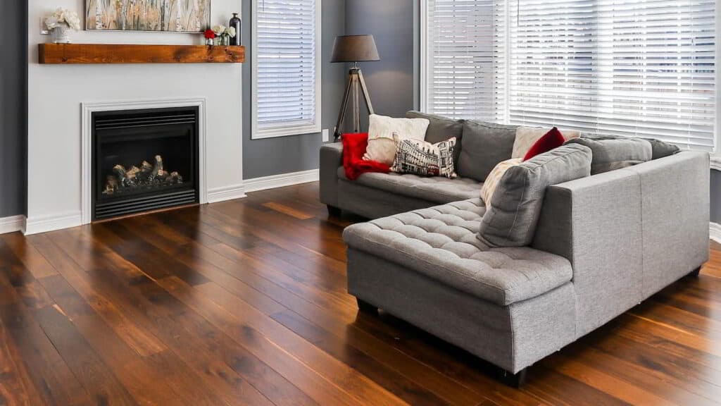Luxury vinyl plank flooring