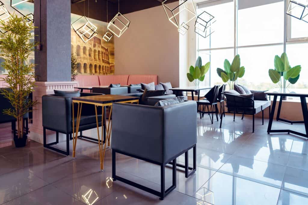 commercial flooring installed