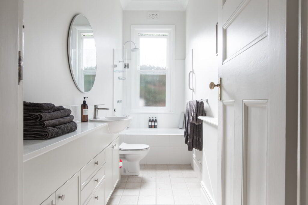 bathroom flooring on a budget
